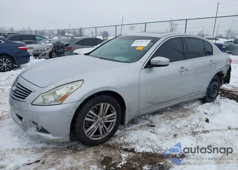 2011 Infiniti G25X из США, поврежденный, VIN JN1DV6AR5BM651996